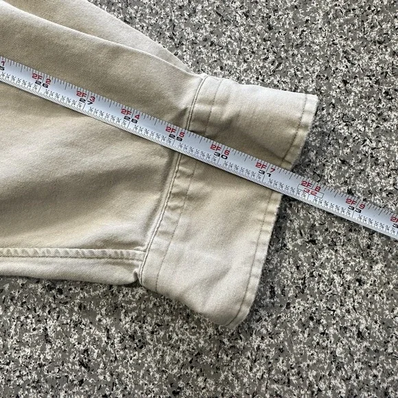 Ralph Lauren Button Down Shirt Mens XL Blake Cotton Twill Tan Long Sleeve - Picture 7 of 8